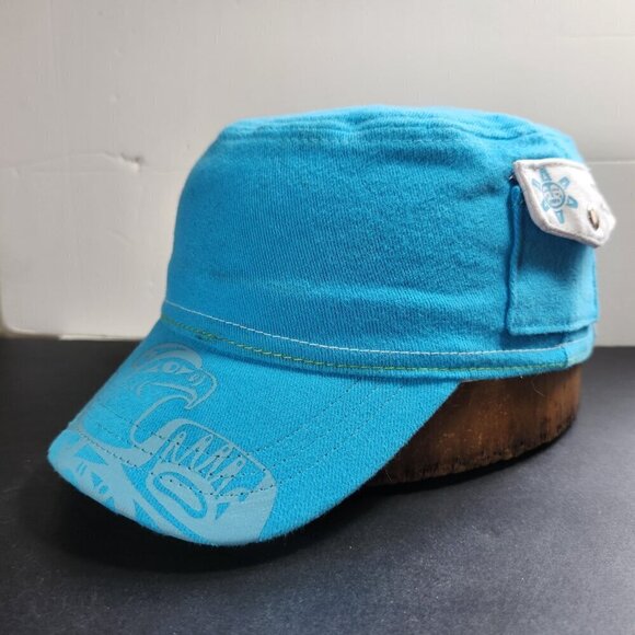 Olympic Vancouver 2010 Hat Cap Haida eagle on Brim, Haida Sun on Pocket - Picture 1 of 14